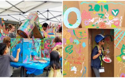 HOUSS Helps Bring Cardboard City to Life at the Vancouver Mural Festival